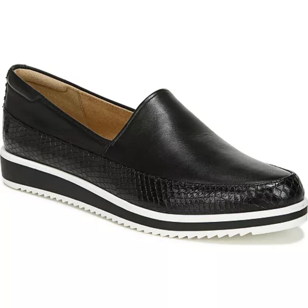 Black Slip-On Loafers